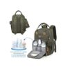 Diaper Bag Backpack with Portable Changing Pad front